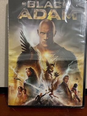 DC Black Adam Cover Art — Gold and Black